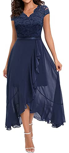 Generisch Abendkleider Damen Jugendweihe Brautjungfernkleider Cocktailkleid Elegant Für Hochzeit Gast Festliches Kleid Neckholder Konfirmationskleider Abendkleider Partykleid Abschlusskleid