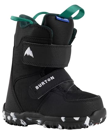 Burton Kinder Mini Grom Snowboardstiefel, Schwarz, 13C