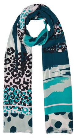Damen-Halstuch Liu Jo Art 2F4089 T0300, Deep Emerald, Einheitsgröße