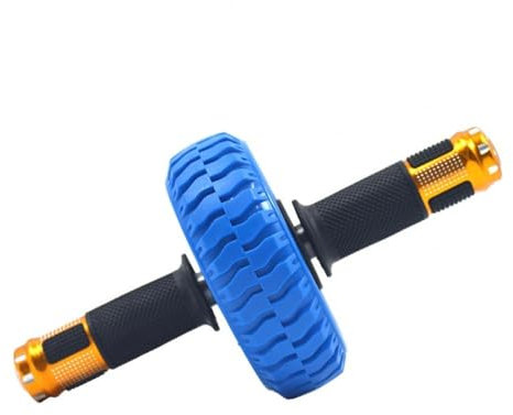 Einrad, stabiles Bauchmuskelrad, einfach zu montieren, Bauchmuskeltrainer, Muskelkraft (blau)