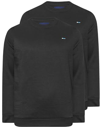 BadRhino Big & Tall 2 Pack Core Sweatshirts - Men's - Plus Size Curve