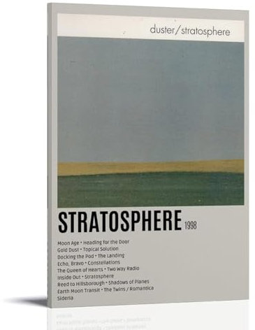 Stratosphere - Álbum de plumero para decoración de pared, póster para interiores, decoración de bar, restaurante, estética, póster para sala de estar, 40 x 60 cm, estilo marco 22