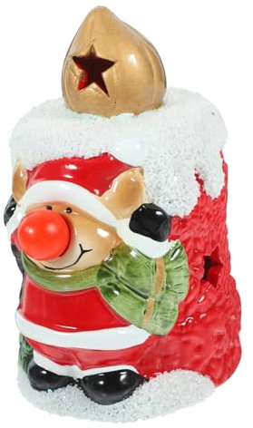 Ciieeo 1 Stück Weihnachtskerzenlichter Flammenlose Weihnachtskerzen Weihnachts LED Kerzen Süßigkeiten Ornamente Elektrische Weihnachtskerzen Weihnachts Süßigkeiten Dekorationen