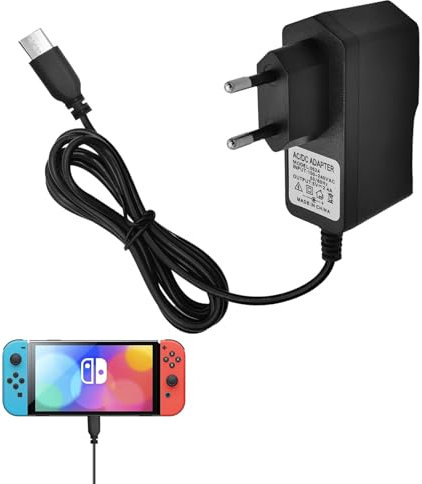Chargeur Switch, Chargeur Switch pour Nin-tendo Officiel, Chargeur pour Nin-tendo Switch, Chargeur Switch Lite, Chargeur de Switch pour Nin-tendo, Chargeur Switch pour N-intendo