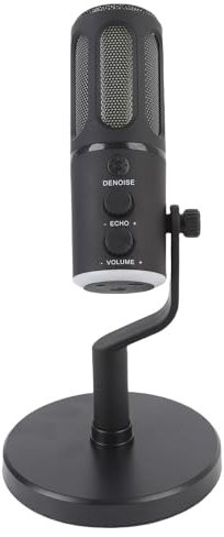 Microphone Dynamique XLR Micro Cardioïde USB pour Les Jeux de Streaming en Direct Podcasteurs RVB Micro Dynamique