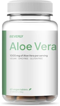 Beverly Aloe Vera - 60 comprimidos vegetales - 60 servicios - Laxante suave de origen 100% natural