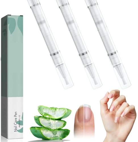 3 Stück Nail Care Pen Nagelpilz Stift, Österreich Nagelpflegestift mit Teebaumöl, Aloe Vera & Vitamin E, Nagel Care Stift für Gepflegte Fingernägel & Fußnägel Nagelwachstum FöRdern