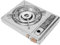 Réchaud à gaz portable à 1 feu avec anneau coupe-vent, puissance de feu réglable, cuisinière à gaz, cuisinière à gaz, plaque de cuisson de camping, barbecue de table d'extérieur avec mallette de