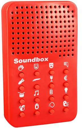 Mineup Lustige Soundmaschine, Sound Machine Lustige, Geräusche Box mit 16 Soundeffekten, Soundgenerator Soundmaschine, Geräusch Generator, Gelassenheitsmaschine für Partys, Geschenke, Streiche
