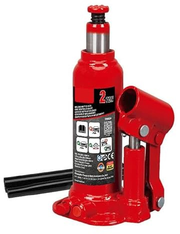 2 Ton Bottle Jack – Heavy Duty Hydraulic Lifting Jack 172–372mm Compatible With Cars, Vans & Workshop Use