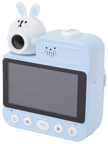VELATEMOR Fotocamera per Bambini Stampa Istantanea, Fotocamera Digitale per Bambini da 32 MP con Video 1080P, 5 Penne Colorate per Foto Fai da Te, Fotocamera Digitale con Scheda da 128