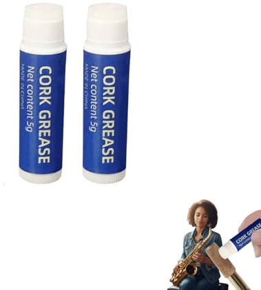 Dyiouxin Korkfett,Cork Grease,für Klarinette Saxophon Oboe Flöte Wind zubehör,Pfeifenreinigung und Pflegeprodukte (Blue)