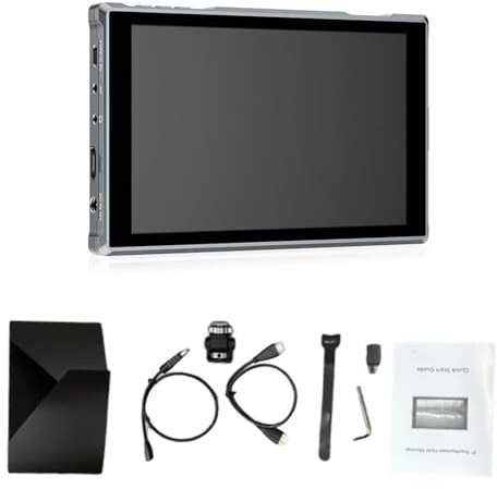 Fabater Camera Field Monitor, 7 Inch 1280x800 HD IPS Touch Screen Camera Monitor, DSLR Video Assists with Sunshade & Cold Shoe Mount, 4K Input, Ideal for Film Video Making Rig