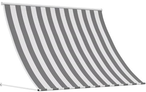vidaXL Markise Anthrazit und Weiß 300 x 150 cm