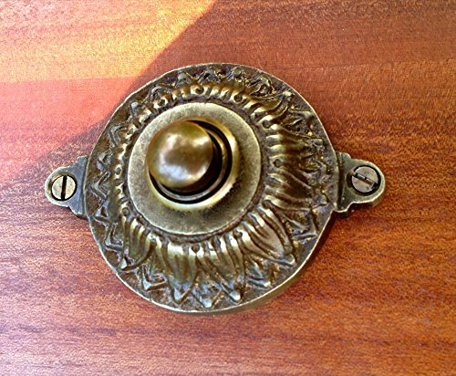 antikas – Campanello in – Ottone Anticato – secolo Wende Schelle – Stile liberty campanello