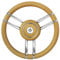 OSCULATI Volante Apollo Inox+Poliuretano Ø 350 mm Avorio