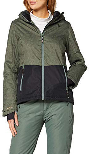 Brunotti Damen Sarah S FW1920 Women Snowjacket Jacke, Pine Grey, S