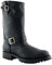 Grinders Engineer Wild One Stivali da Combattimento Western da Uomo di Pelle Nera con Fibbia 11