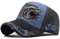 CheChury Baseball Cap Verstellbar Snapback Western Modische Baseball Mütze Retro Baseball Kappe Cap Baumwolle Kopfband Sommerhut Unisex Sonnenhut für Sport Outdoor Freizeit,Einheitsgröße,Blau