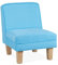 Relaxdays Kindersessel, für Jungen & Mädchen, Kleiner Sessel für Kinderzimmer, HBT: 60 x 45 x 52 cm, Minisessel, blau
