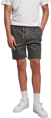Urban Classics Herren Stretch Twill Joggshorts