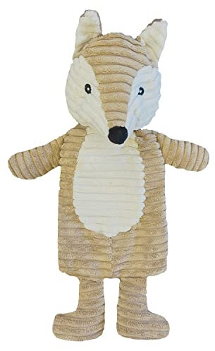 Home Flair Teddy Bear Hot Water Bottle | Soft & Fluffy Mr Fox Animal Cover | 1ltr Small Bottle