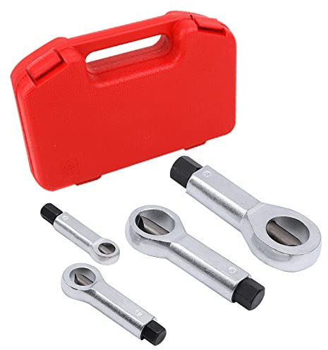 BELEY 4 x Breakage Nut Separator Nut Extractor 9mm-27mm, Heavy Duty Nut Removal Tool for Removing, Breaking and Separating Nuts