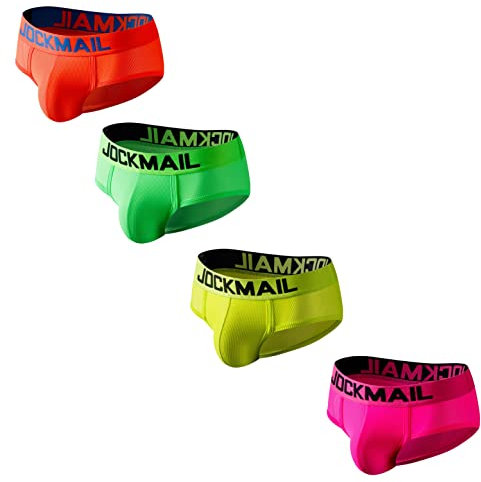 JOCKMAIL Mens Briefs Underwear Athletic Men Briefs Underwear Comfortable Men Sport Underwear Briefs for Gym Sport