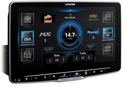 Alpine iLX-F905DU8S | Autoradio mit schwenkbarem 9-Zoll Touchscreen, DAB+, 1-DIN-Einbaugehäuse, Apple CarPlay Wireless und Android Auto Unterstützung für FIAT Ducato 8