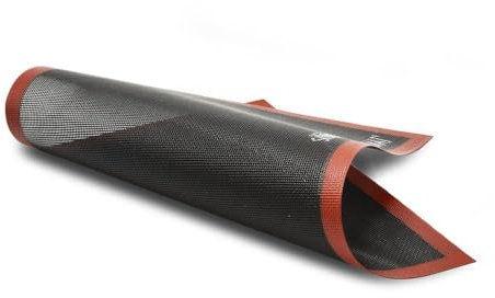 Tappetino in silicone microforato, ideali per la cottura di éclair, petits-four, pane e pizza, dimensioni disponibili 30x40 cm, 52x31,5 cm e 60x40 cm (52 x 31,5 cm)