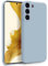 MyGadget Cover per Samsung Galaxy S22 - Custodia in Silicone Morbido a Doppio Strato – Case con Protezione Fotocamera & Fodera Interna Antigraffio - Azzurro
