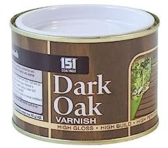 PNJB, 151 Coatings Paint Primer Metallic Gloss Matt 180ml, Non-drip Gloss Paints, Hard Drying, Hard Built, And High Performance (Dark Oak Varnish, Pack of 1)