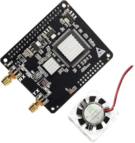GOOZEEZOO SDR Radioberry HF SDR Transceiver Pi Hat for Raspberry Pi 4 | AD9866 & 10CL025 Chip, Full 0-30MHz HF Spectrum Coverage, Dual A/B Receiving Modes, 10dbm Output Power Raspberry Pi 4