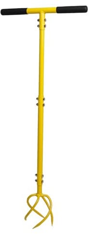 BARAYSTUS Artiglio da giardino coltivatore artiglio e manico con manico manuale artiglio per erbacce e artiglio Twist Tiller Garden Claw Twist Tiller Cultivator Tiller