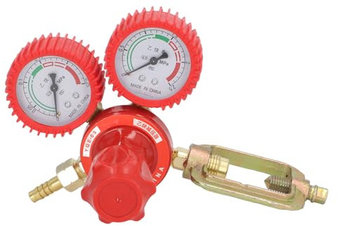 Acetylen O2 Druckminderer Set mit Manometer für Schweißbrenner 8mm Anschluss