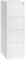 YITAHOME Filing Cabinet with 4 Lockable Drawers, Anti-tipping Rolling Filing Cabinet with Wheel for Home Office, Under Desk File Storage Cabinets for Letter/Legal/A4 Size, White, 62 x 45 x 133cm