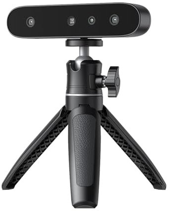 Creality CR Scan Ferret SE 3D Scanner, Handheld 3D Modell Scanner für 3D Drucker, 0,1mm Genauigkeit, Anti Shake Verfolgung, kann schwarze/metallische Objekte scannen