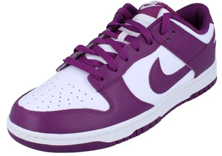 Nike Dunk Low Scarpe da Uomo, Bianco/Viola, 47 EU, Bianco Viola., 47 EU