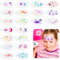 20 STK Tattoo Schablonen Kinder,Wiederverwendbare Schablonen Körperbemalungsschablonen,Glitzertattoos Schablonen,Schminkschablonen für Gesicht Temporäre Tattoo Schablone für Party Halloween Maskerade