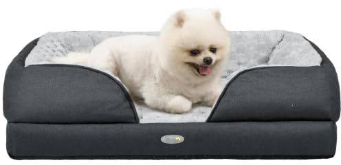 PawHut Hundebett Beruhigendes Haustierbett Hundematratze für kleine Hunde - Anthrazit