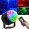 Disco-Kugel, Bühnenlicht mit LED, RGB, mit Fernbedienung, Stroboskop-Projektor für Party, Hochzeit, Geburtstag