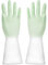 Farbverlauf Farbe Küche Hausarbeit Handschuhe Sauber Langlebige Wäsche Kleidung PVC Latex Handschuhe Teppichsauger (Green, B)