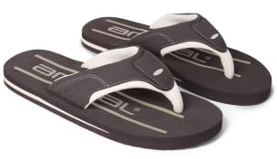 Animal Jekyl Mens Lightweight Flip-Flops Dark Brown 7