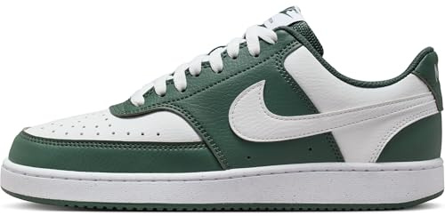 Nike Women's W Court Vision LO NN Sneaker, Vintage Green/White, 4