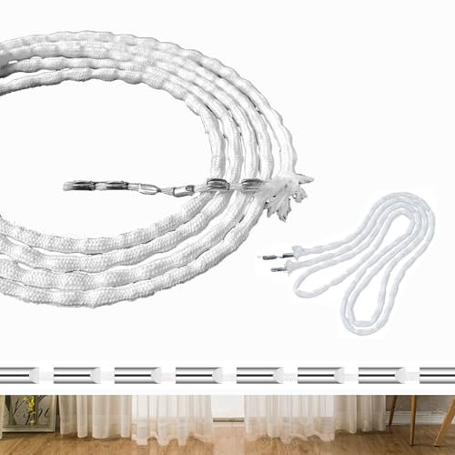 Pesi per Tende da Interno, 5 Metri, Filo di Peso per Tende, Piombini per Tende, per Aumentare Il Peso della Tenda e prevenire Lo sbattimento della Tenda (50G/M)