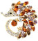 Broche Décorative Hérisson, Bijou Fantaisie