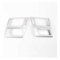 YSOLDA Cubierta Ventilación de Aire Acondicionado para BMW X3 E83 2006-2010, Coche Salida de Aire Panel Decoración Marco Cubierta Pegatina Accesorios