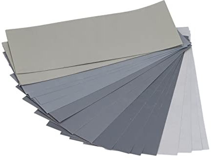 Sandpapier trocken nasses Sandpapier 1000 bis 7000 Körnung Set Kit Schleifen für Holzmetallpolieren