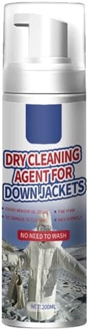 KOAHDE Dry Spot Remover For Clothes,Wash-Free Dry Foam Cleaner,Dry Stain Remover Cleaning Fluid Agent,All-in-One Powerful Stain Remover Clothes,Agent for Clothing Oil Stain,1PC