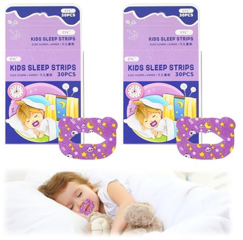 60 Stück Mundpflaster Schlafen,Mouth Tape for Sleeping,Mund Tape Schlaf Anti Schnarch Besser Schlafen,Mundpflaster Gegen Schnarchen,Mundband für Nasenatmung,im Schlaf Mund Pflaster Zum Schlafe (S)